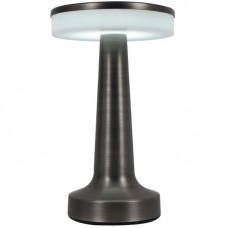 Επαναφορτιζόμενο Πορτατίφ LED 5W CCT Dimmable Μεταλλικό Μαύρο 3038